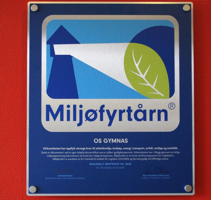 Miljøfyrtårn logo i fargar